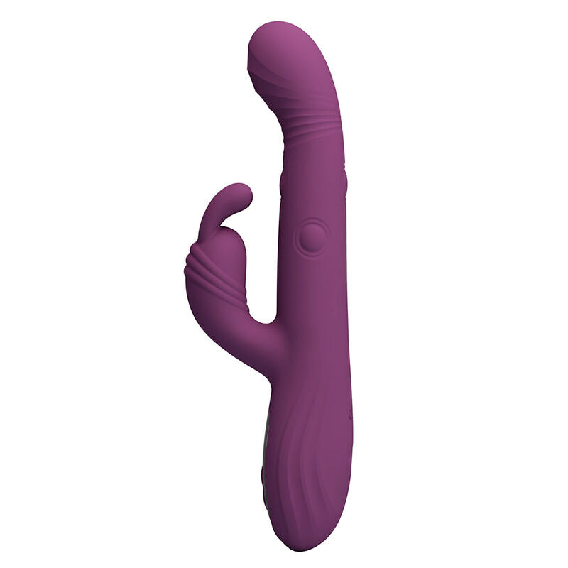 PRETTY LOVE – DEE MULTIFUNCTION RABBIT VIBRATOR OSCILLATING AND PERCUSSION PURPLE