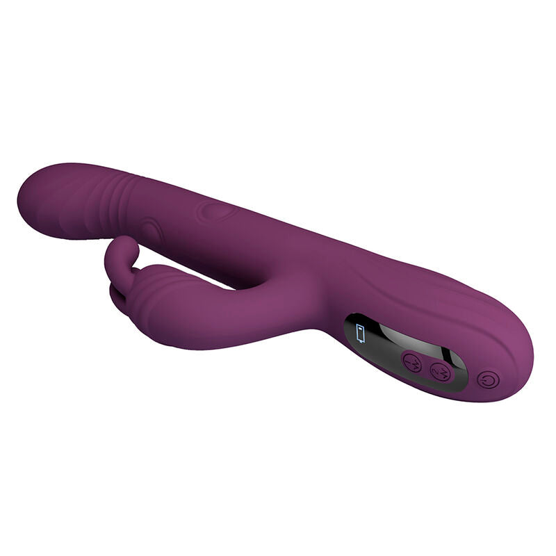 PRETTY LOVE – DEE MULTIFUNCTION RABBIT VIBRATOR OSCILLATING AND PERCUSSION PURPLE