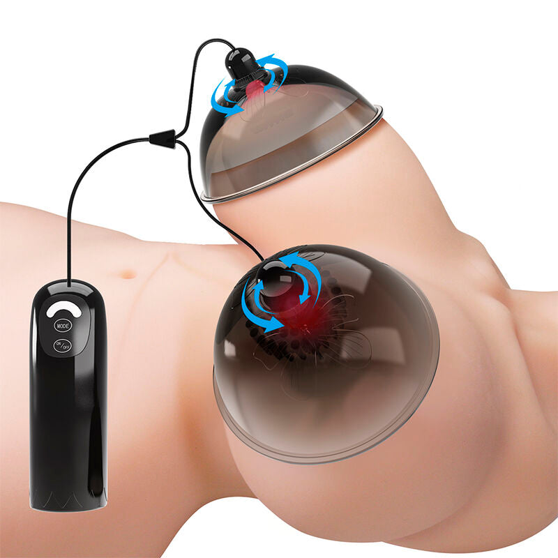 PRETTY LOVE – ROTATING NIPPLE SUCTION STIMULATOR BLACK