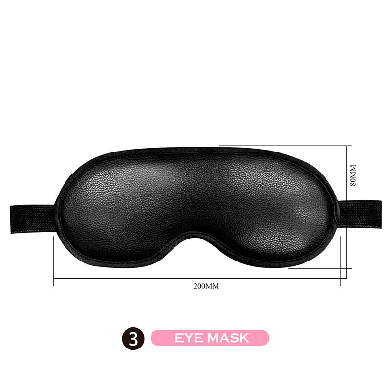 PRETTY LOVE – 8 PIECE BDSM KIT BLACK
