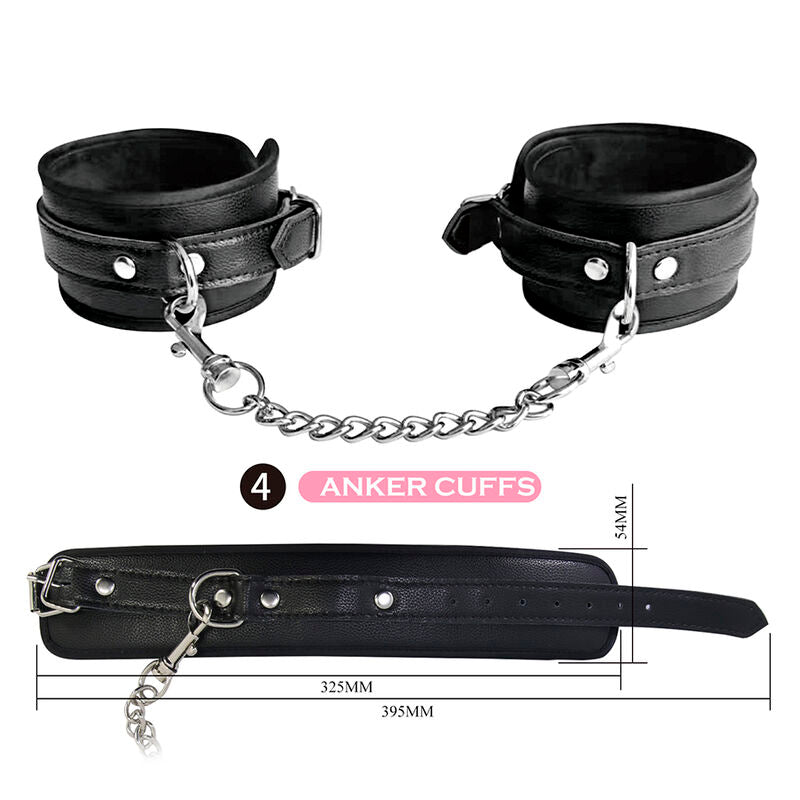 PRETTY LOVE – 8 PIECE BDSM KIT BLACK