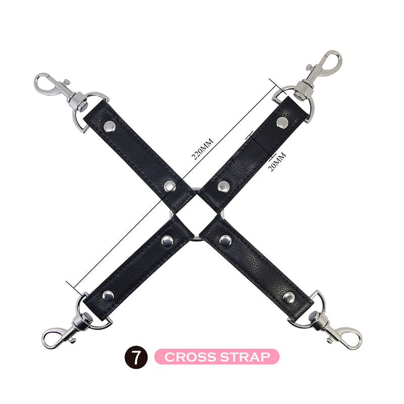 PRETTY LOVE – 8 PIECE BDSM KIT BLACK