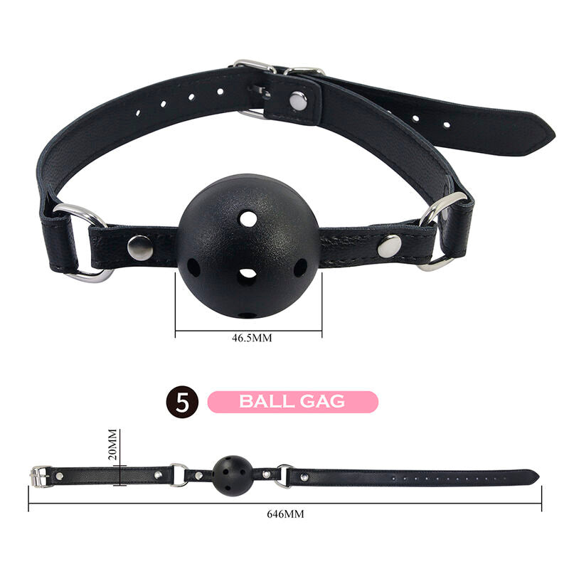 PRETTY LOVE – 8 PIECE BDSM KIT BLACK