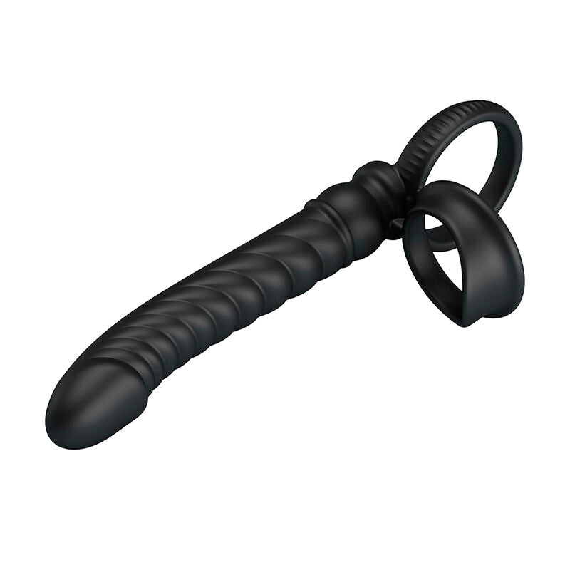 PRETTY LOVE – VIBRATEUR ANAL MERRITT AVEC ANNEAU ET VIBRATION NOIR