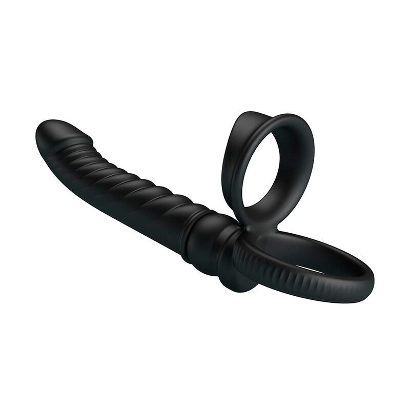 PRETTY LOVE – VIBRATEUR ANAL MERRITT AVEC ANNEAU ET VIBRATION NOIR