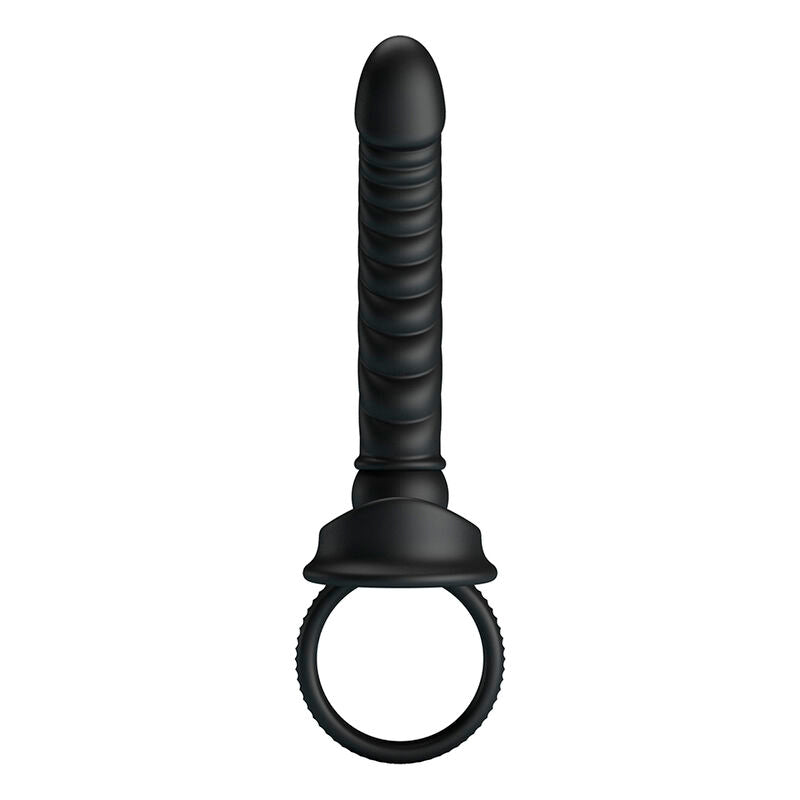 PRETTY LOVE – VIBRATEUR ANAL MERRITT AVEC ANNEAU ET VIBRATION NOIR