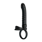 PRETTY LOVE – VIBRATEUR ANAL MERRITT AVEC ANNEAU ET VIBRATION NOIR