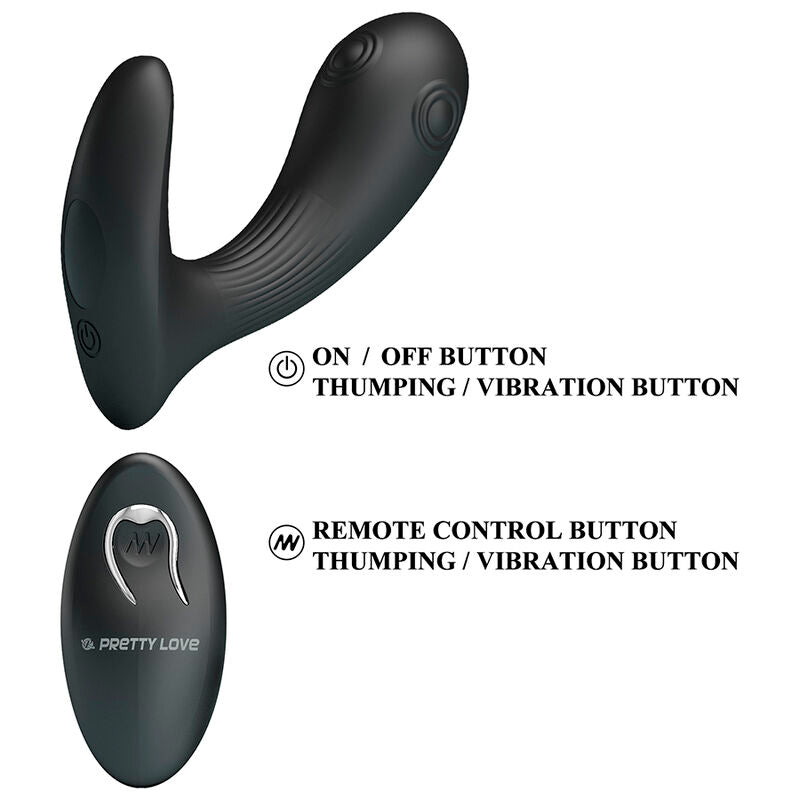 PRETTY LOVE – MIRABELLE PROSTATE VIBRATOR WITH REMOTE CONTROL
