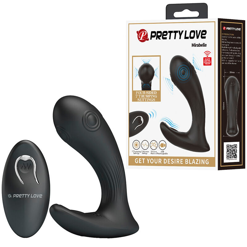 PRETTY LOVE – VIBRATORE PROSTATICO MIRABELLE CON TELECOMANDO