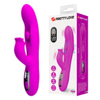 Pretty Love Yalanda – Rabbit-Vibrator mit LED-Anzeige, 9 Modi, Lila