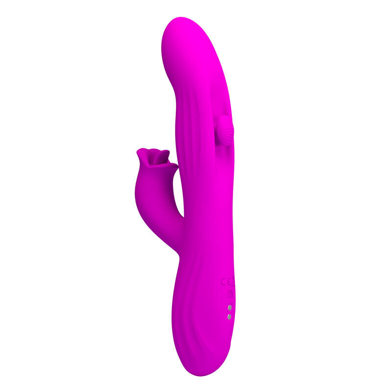 Pretty Love Yalanda – Rabbit-Vibrator mit LED-Anzeige, 9 Modi, Lila