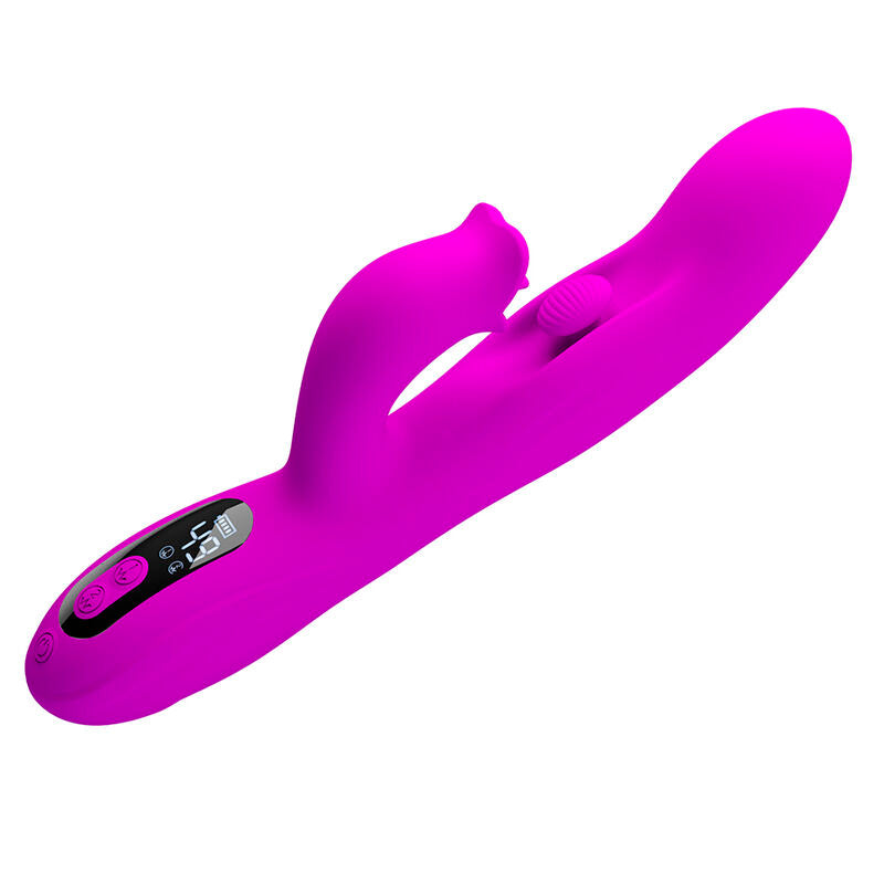 Pretty Love Yalanda – Rabbit-Vibrator mit LED-Anzeige, 9 Modi, Lila