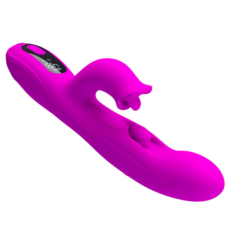 Pretty Love Yalanda – Rabbit-Vibrator mit LED-Anzeige, 9 Modi, Lila