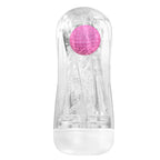 PRETTY LOVE – 360° strukturierter Masturbationsbecher, transparent