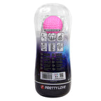 PRETTY LOVE – 360° strukturierter Masturbationsbecher, transparent