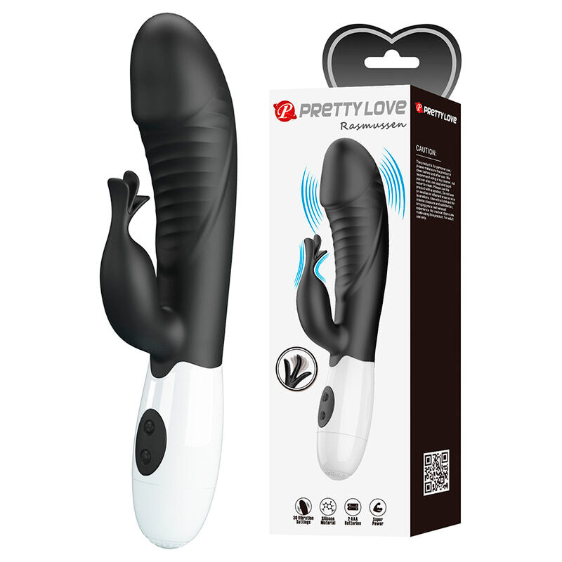 PRETTY LOVE – RASMUSSEN VIBRATEUR LAPIN 30 FONCTIONS NOIR