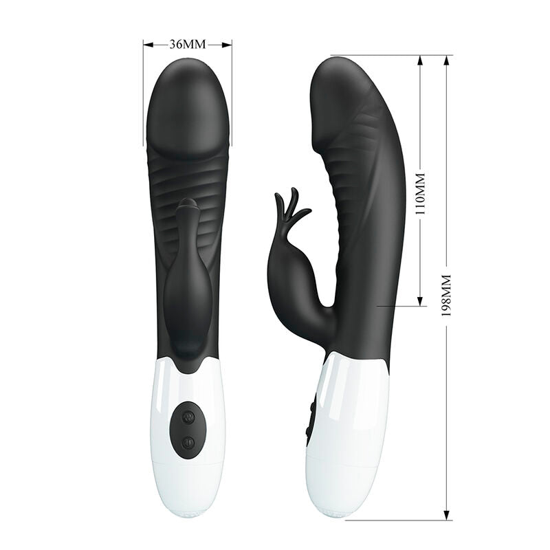 PRETTY LOVE – RASMUSSEN VIBRATEUR LAPIN 30 FONCTIONS NOIR