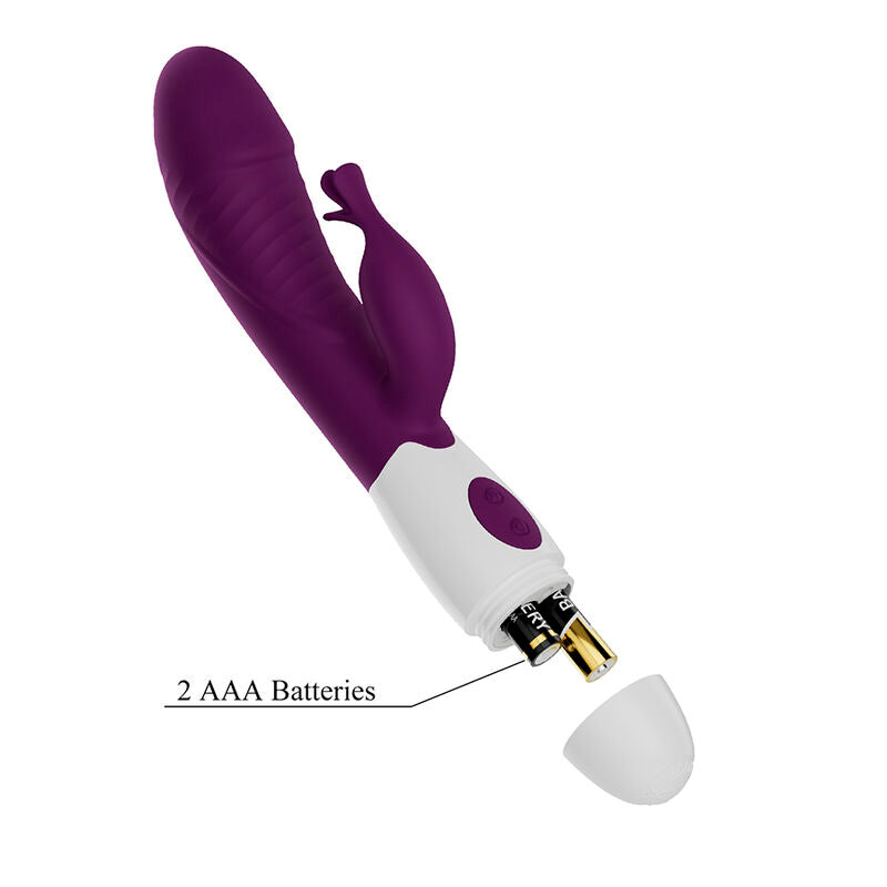 PRETTY LOVE – VIBRATORE A CONIGLIO ROGUE MUSE 30 FUNZIONI VIOLA