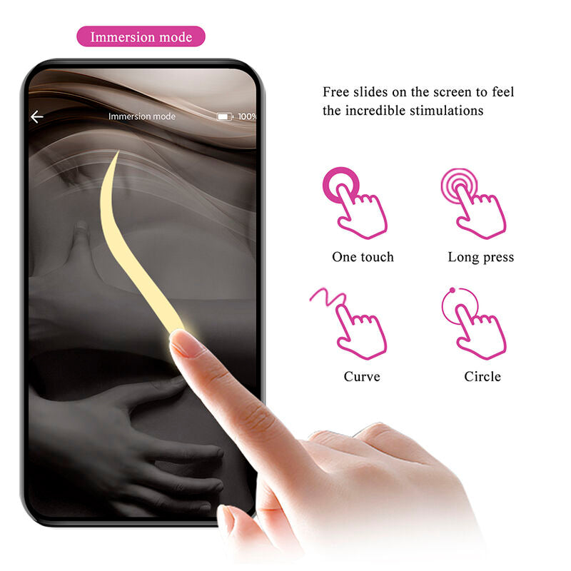 PRETTY LOVE – VIBRATEUR ŒUF À PROFONDEUR KLAY CONTRÔLÉ PAR APPLICATION VIOLET