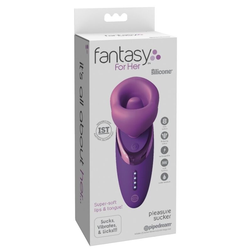 FANTASY FOR HER – PLEASURE SUCKER VIBRATOR PURPLE
