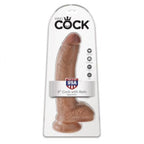 KING COCK – Realistischer Dildo mit Hoden, 22,8 cm