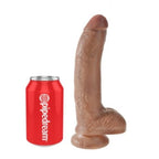 KING COCK – Realistischer Dildo mit Hoden, 22,8 cm