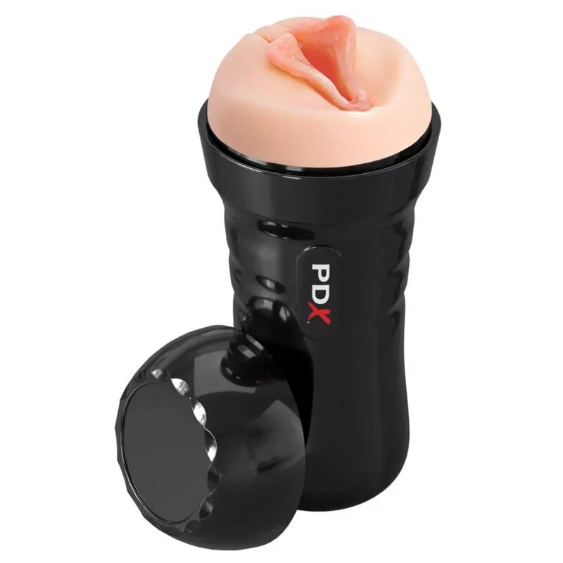 PDX Extreme Wet Pussies Luscious Lips – Selbstschmierender Stroker, 16,5 cm