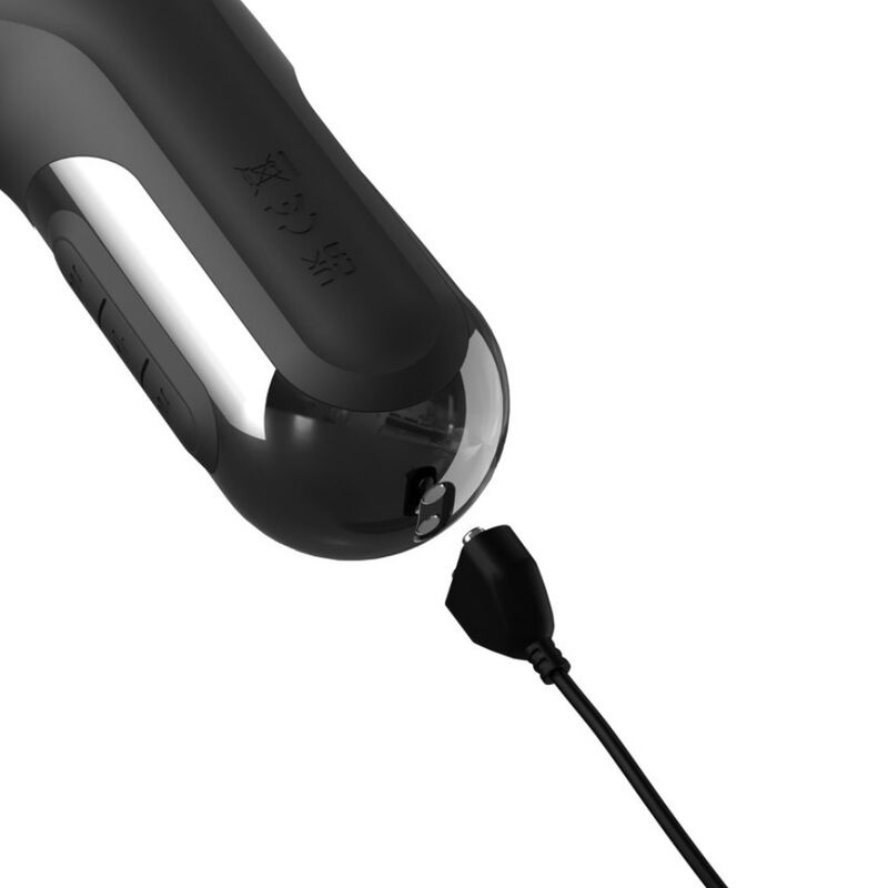FETISH FANTASY SERIES – Sonix Silikon-Thruster Rabbit-Vibrator, Schwarz, 23 cm