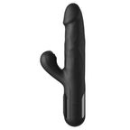 FETISH FANTASY SERIES – Sonix Silikon-Thruster Rabbit-Vibrator, Schwarz, 23 cm
