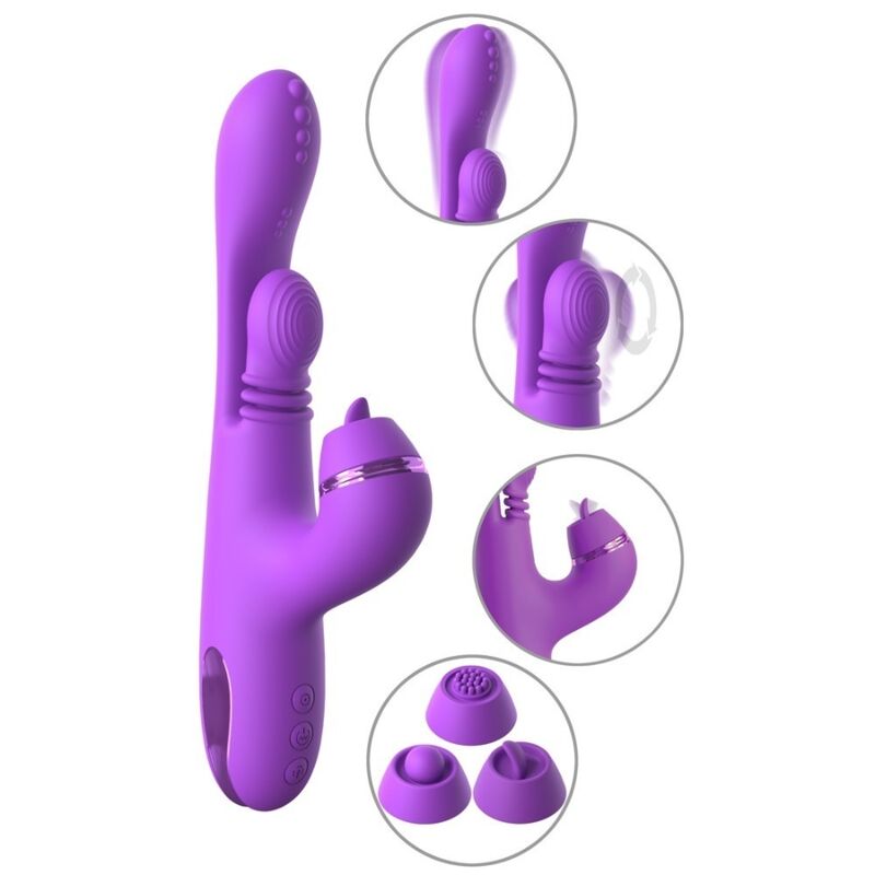 FANTASY FOR HER – IntiMotion Pulse Pro Rabbit-Vibrator, Lila, 24,1 cm