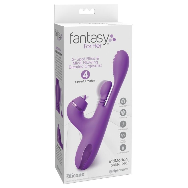 FANTASY FOR HER – IntiMotion Pulse Pro Rabbit-Vibrator, Lila, 24,1 cm