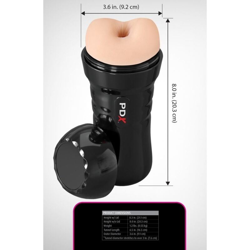 PDX Extreme Wet Pussies Bangin Butthole – Anal-Stroker, 20,8 cm