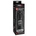 PDX ELITE – MOTO-BATOR PRO MASTURBATEUR À POUSSE AUTOMATIQUE VIBRANT ET CHAUFFANT 26,5 CM
