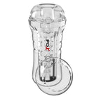 PDX Elite Viewtube Plus – Transparenter Stroker mit EZ-Grip, 21 cm