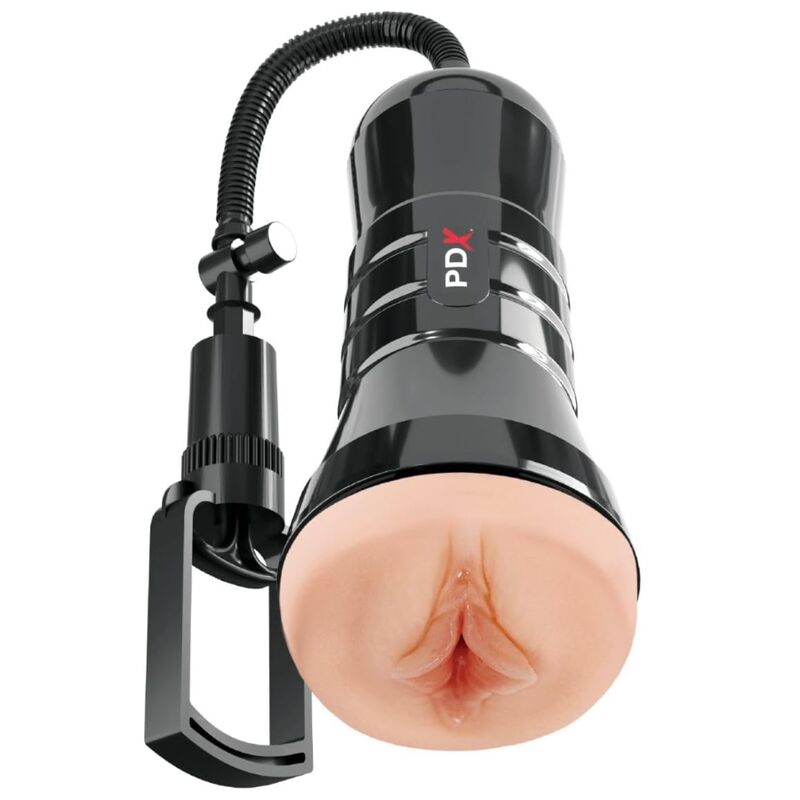 PDX Extreme Wet Pussies Super Sucker – XXL-Vagina-Stroker mit Saugfunktion, 27,3 cm