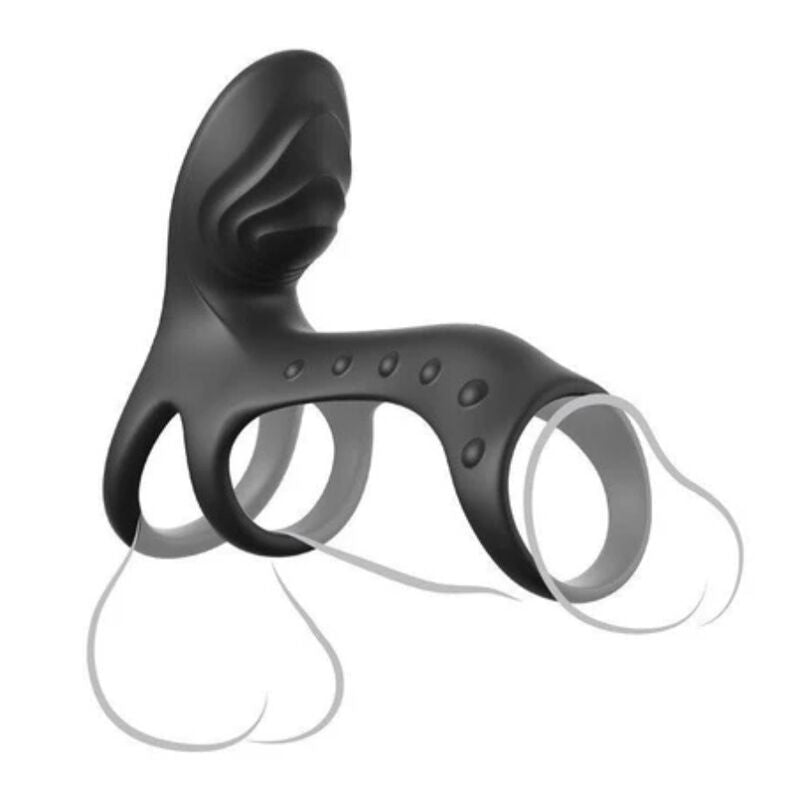 FANTASY C-RINGZ – ULTIMATE COUPLES CAGE PRO VIBRATING COCK RING 19.5 CM