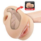 PDX Plus – Realistischer Vagina-Stroker mit Squeeze-Funktion, 18 cm