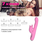 NALONE – T-MAY RABBIT VIBRATOR WITH PUSH AND OSCILLATING MOTION