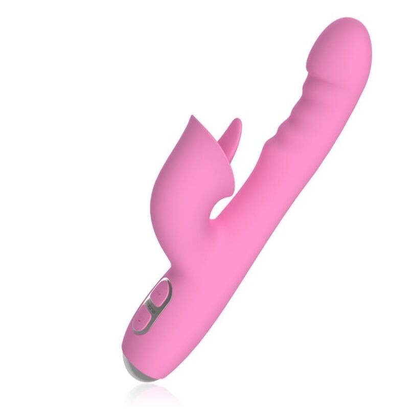 NALONE – T-MAY RABBIT VIBRATOR WITH PUSH AND OSCILLATING MOTION