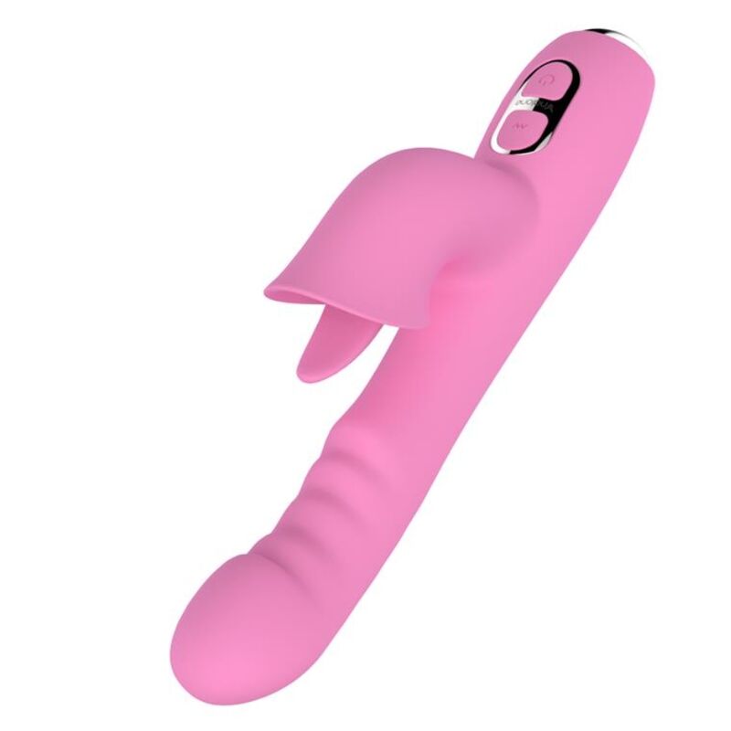 NALONE – T-MAY RABBIT VIBRATOR WITH PUSH AND OSCILLATING MOTION