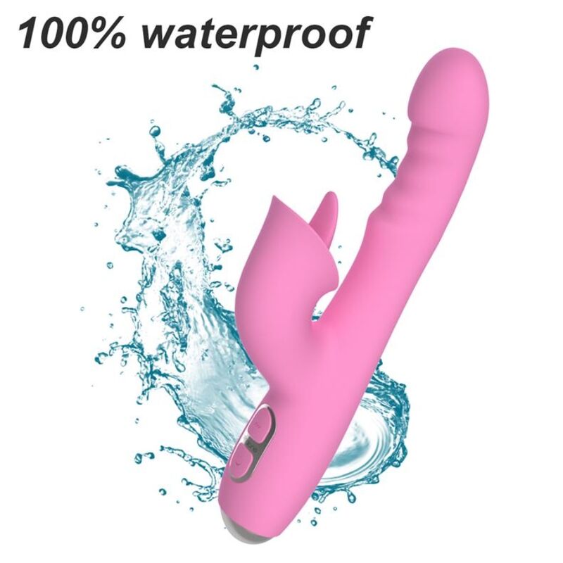 NALONE – T-MAY RABBIT VIBRATOR WITH PUSH AND OSCILLATING MOTION