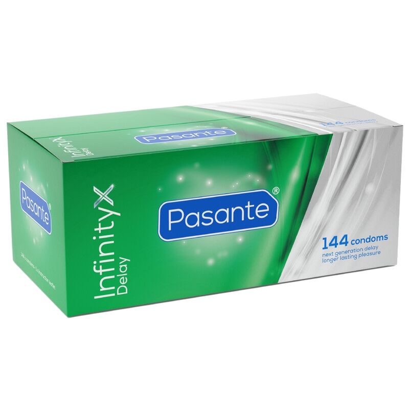 Pasante Ribbed Passion – Gerippte Kondome, Box mit 144 Stück