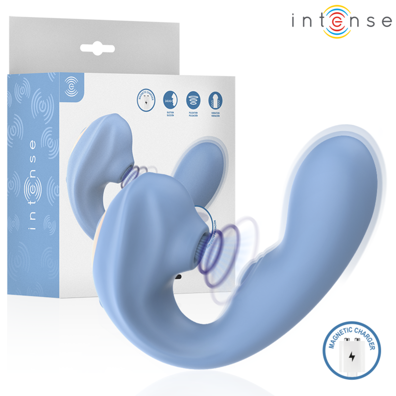 INTENSE Gina – Multifunktions-Klitoris-Stimulator, blau