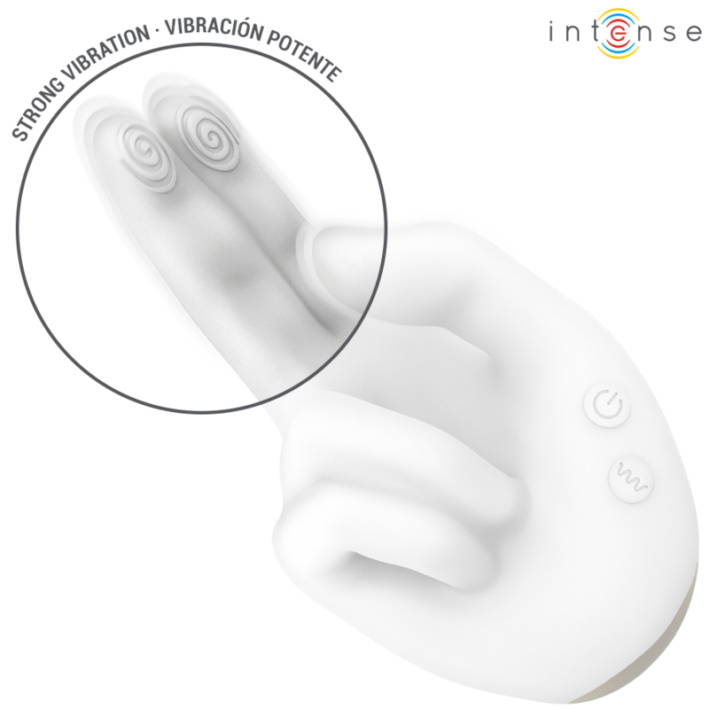 INTENSE – JIMMY HAND-SHAPED MULTIFUNCTION STIMULATOR WITH VIBRATION AND HEAT