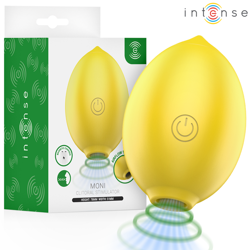 INTENSE – MONI STIMOLATORE CLITORIDE A SUZIONE LEMON