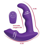 SHE.E.O – STIMULATEUR ANAL VIBRANT ROTATIF AVEC TÉLÉCOMMANDE VIOLET