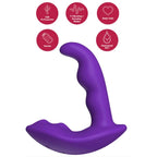 SHE.E.O – STIMULATEUR ANAL VIBRANT ROTATIF AVEC TÉLÉCOMMANDE VIOLET
