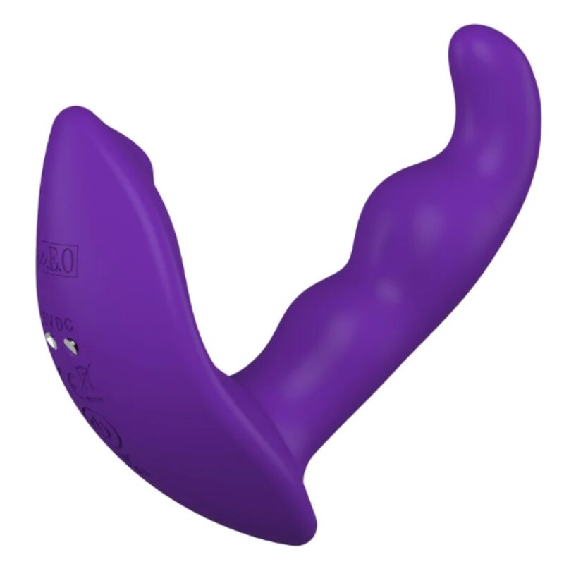 SHE.E.O – ROTATING VIBRATING ANAL STIMULATOR WITH REMOTE CONTROL – PURPLE