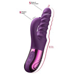SHE.E.O – VIBRATORE A SPIRALE CON CONIGLIO VIOLA