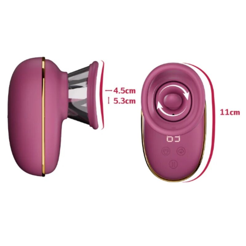 SHE.E.O – AUTOMATIC CLITORAL STIMULATING PUMP WITH LICKING EFFECT (PURPLE)
